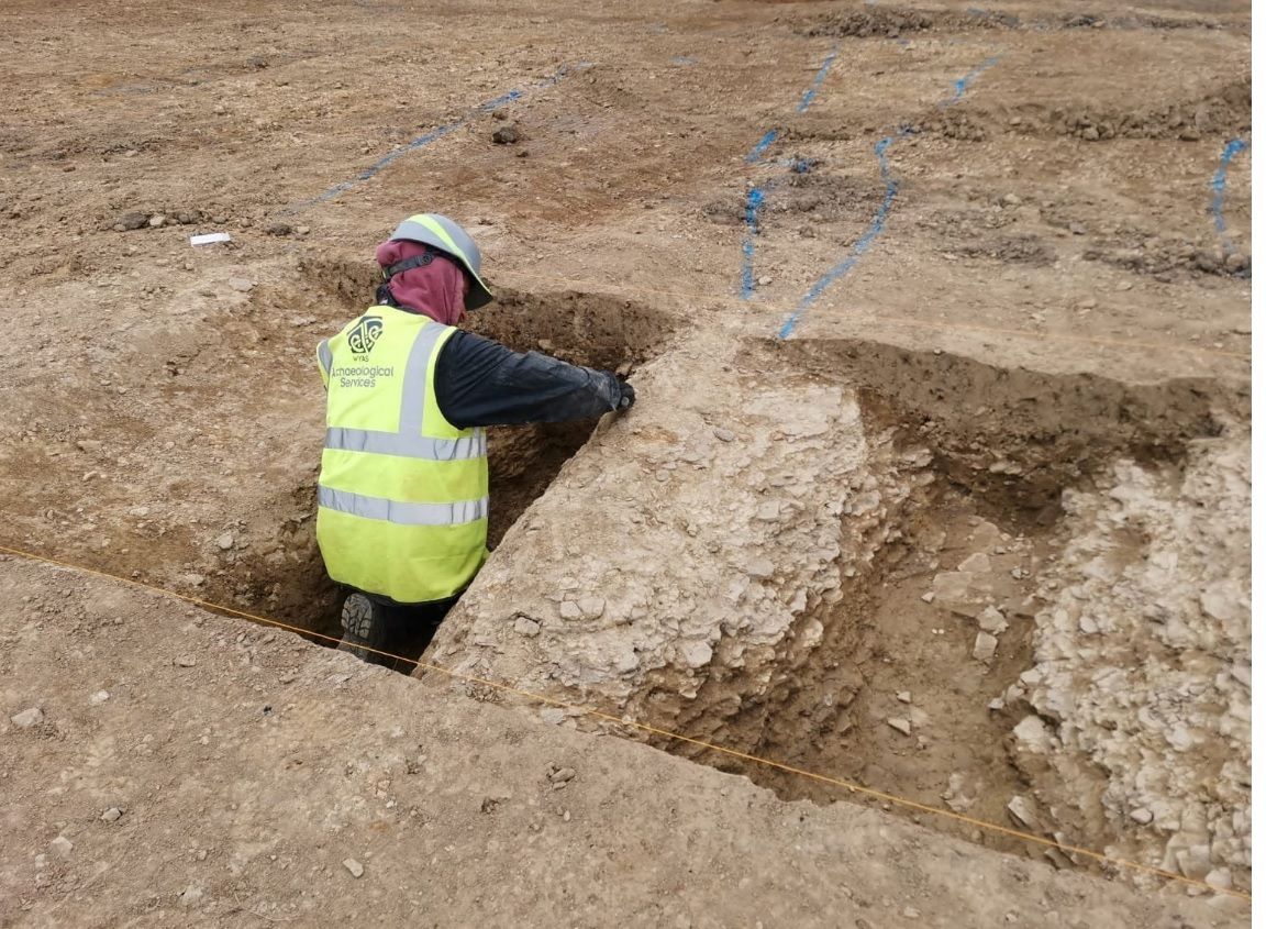 Remains of Roman villa and kilns found during archaeological dig in